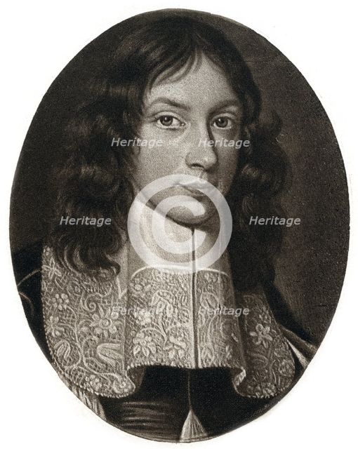 Andrew Marvell, English metaphysical poet, 17th century, (1899). Artist: Unknown