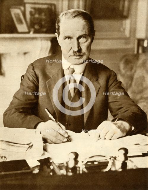 Andrew Bonar Law, 1922, (1935). Creator: Unknown.