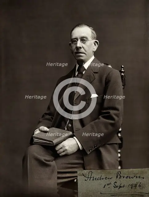 Andrew Brown, 1926. Creator: Unknown.