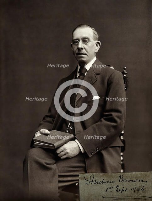 Andrew Brown, 1926. Creator: Unknown.