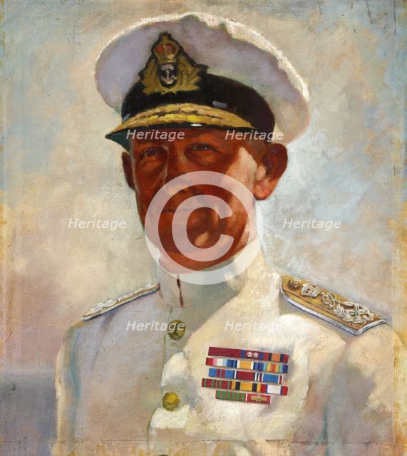 Andrew Cunningham, 1st Viscount Cunningham of Hyndhope, c1943. Creators: Central Office of Information, Unknown.