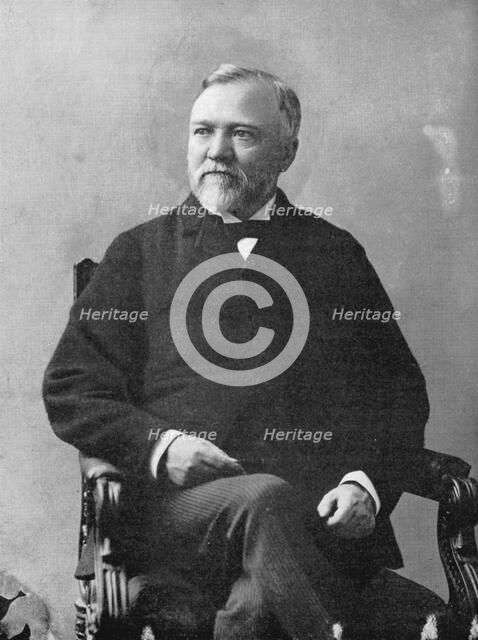 Andrew Carnegie (1835-1918), Scottish-American industrialist and philanthropist, 1870s. Artist: Matthew Brady