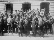 Andrew Carnegie, William Jennings Bryan and others, 1913. Creator: Bain News Service