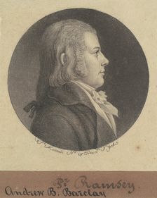 Andrew D. Barclay, 1796-1797. Creator: Charles Balthazar Julien Févret de Saint-Mémin
