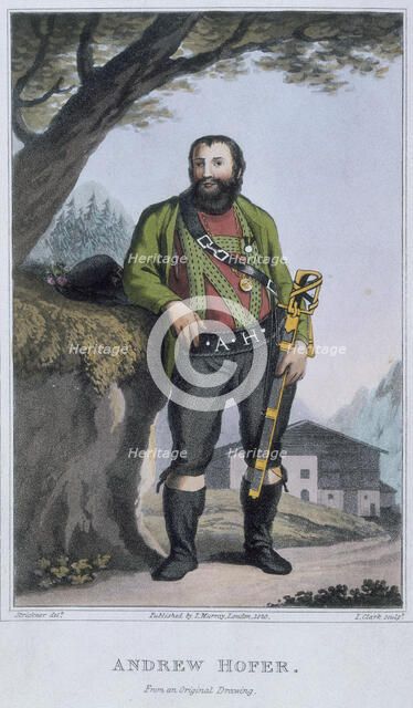 Andrew Hofer, 1820. Creator: L Clark.