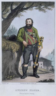 Andrew Hofer, 1820. Creator: L Clark