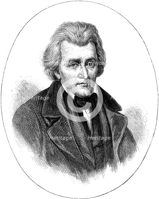 Andrew Jackson, 7th President of the United States (c1880). Artist: Unknown