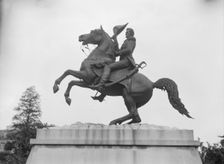 Andrew Jackson - Equestrian statues in Washington, D.C., between 1911 and 1942. Creator: Arnold Genthe