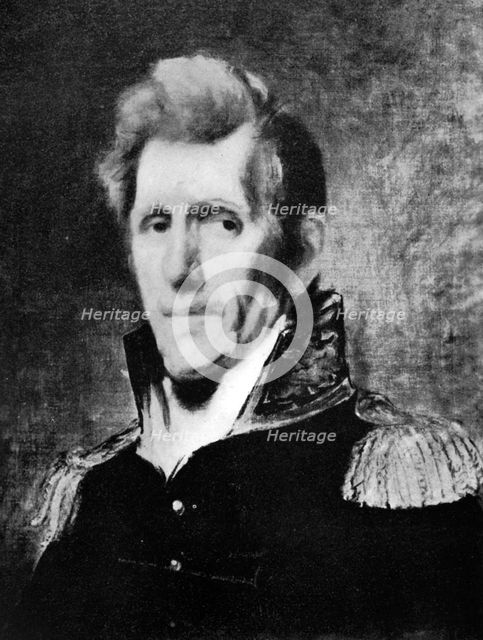 Andrew Jackson, seventh President of the United States, (1933). Artist: Samuel Lovett Waldo