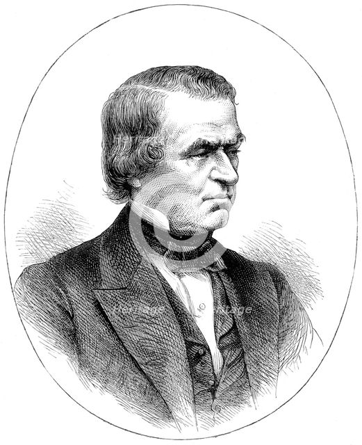 Andrew Johnson, 16th President of the United States, (c1880). Artist: Unknown