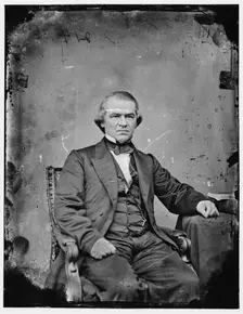Andrew Johnson, between 1860 and 1875. Creator: Unknown