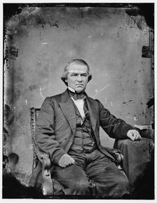 Andrew Johnson, between 1860 and 1875. Creator: Unknown