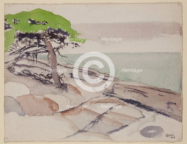 Andrew's Island, Stonington, Maine, 1924. Creator: John Marin.