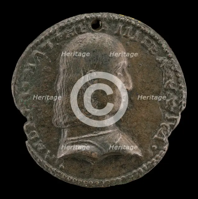 Andrea Matteo III d'Acquaviva, 1457-1528, Duke of Atri and Teramo 1481 [obverse], late 15th century. Creator: Unknown.