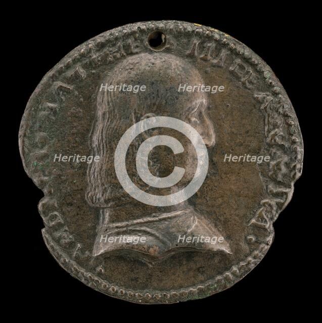 Andrea Matteo III d'Acquaviva, 1457-1528, Duke of Atri and Teramo 1481 [obverse], late 15th century. Creator: Unknown.