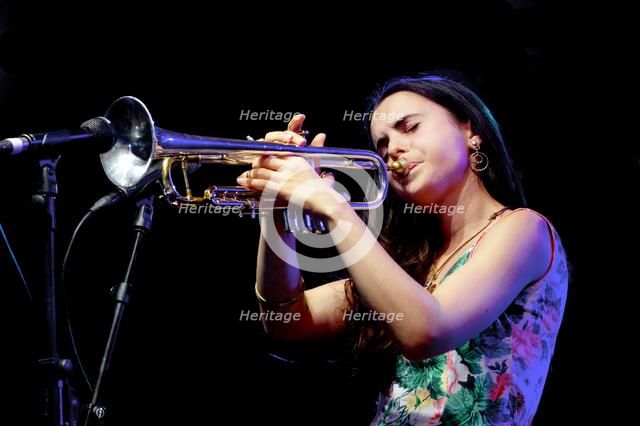 Andrea Motis, Love Supreme Jazz Festival, Glynde Place, East Sussex, 2015. Artist: Brian O'Connor.