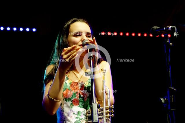 Andrea Motis, Love Supreme Jazz Festival, Glynde Place, East Sussex, 2015. Artist: Brian O'Connor.