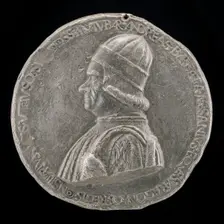 Andrea Barbazza, died 1480, Legal Adviser [obverse], 1479. Creator: Sperandio Savelli