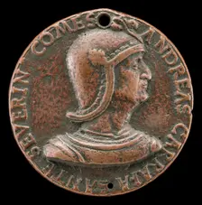 Andrea Caraffa, died 1526, Count of Santa Severina and Viceroy of Naples [obverse], early 16th centu Creator: Unknown