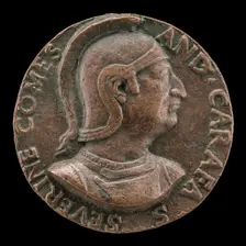 Andrea Caraffa, died 1526, Count of Santa Severina and Viceroy of Naples [obverse], early 16th centu Creator: Unknown