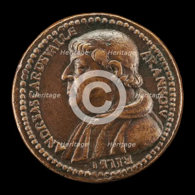 Andrea Della Valle, 1463-1534, Patron and Collector, Cardinal 1517 [obverse], 16th century. Creator: Unknown.