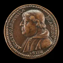 Andrea Della Valle, 1463-1534, Patron and Collector, Cardinal 1517 [obverse], 16th century. Creator: Unknown
