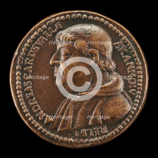 Andrea Della Valle, 1463-1534, Patron and Collector, Cardinal 1517 [obverse], 16th century. Creator: Unknown.