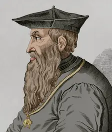 Andrea Doria, (1466-1560), Genoese admiral and statesman, 1877. Creator: Unknown
