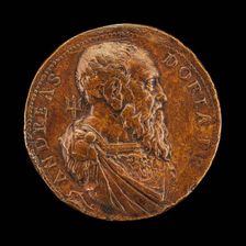Andrea Doria, 1466-1560, Genoese Admiral [obverse], 1541. Creator: Leone Leoni