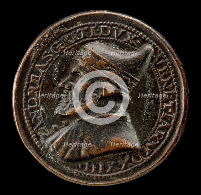 Andrea Gritti, 1455-1538, Doge of Venice 1523 [obverse], 1534. Creator: Andrea Spinelli.