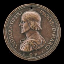 Andrea Gritti, Procurator of St. Mark's, later Doge of Venice [obverse], 1512/1516. Creator: Giovanni Falier