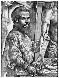 Andreas Vesalius, 16th century Flemish anatomist, 1954