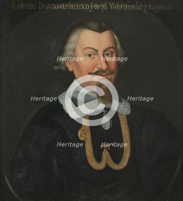 Andreas Burckardt, c17th century. Creator: Anon.