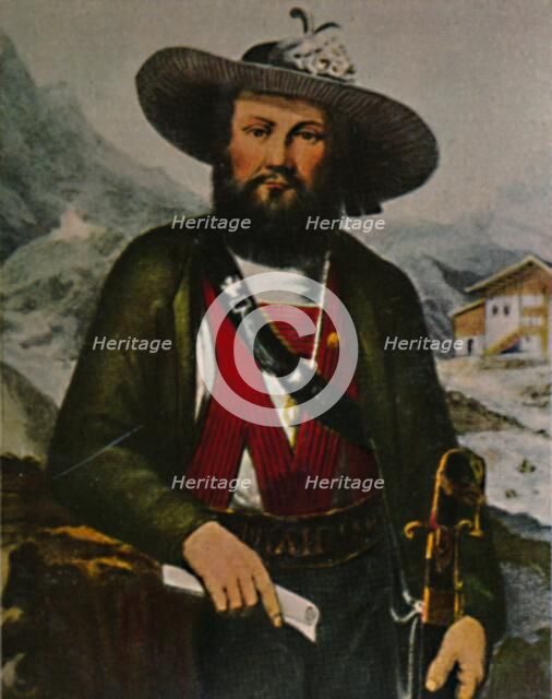 'Andreas Hofer 1767-1810. - Gemälde von Blaß', 1934. Creator: Unknown.