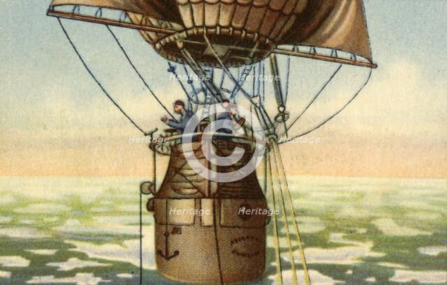 Andrée's Arctic balloon expedition, 1897, (1932).  Creator: Unknown.