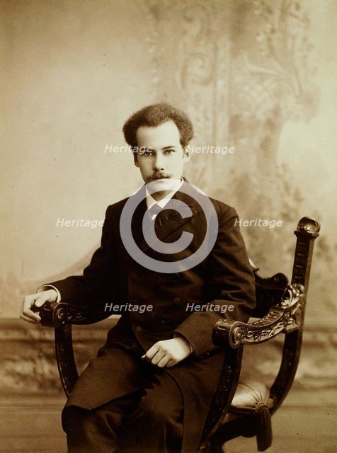 Andrei Bely, Russian novelist and poet, 1904. Artist: Unknown