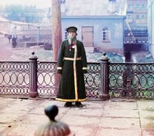 Andrei Petrov Kalganov. former master in the plant. Seventy-two years old, has worked at..., 1910. Creator: Sergey Mikhaylovich Prokudin-Gorsky