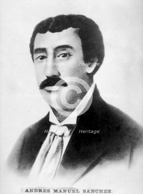 Andres Manuel Sanchez, (1805-1826), 1920s. Artist: Unknown