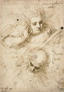 Andriana Palma and Diogenes the Cynic, 1596. Creator: Jacopo Palma