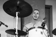 Andy Baker, Eater live at 100 Club, London, Mar 2023. Creator: Annapaola Marchesani