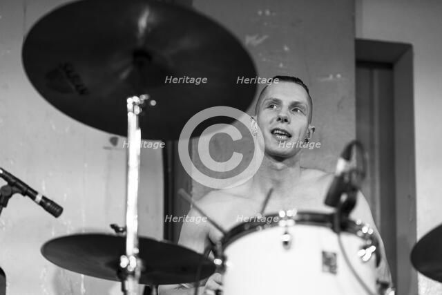 Andy Baker, Eater live at 100 Club, London, Mar 2023. Creator: Annapaola Marchesani.