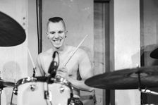 Andy Baker, Eater live at 100 Club, London, Mar 2023. Creator: Annapaola Marchesani