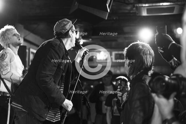 Andy Blade, Eater live at 100 Club, London, Mar 2023. Creator: Annapaola Marchesani.