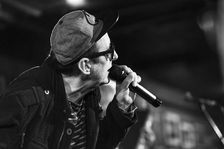 Andy Blade, Eater live at 100 Club, London, Mar 2023. Creator: Annapaola Marchesani