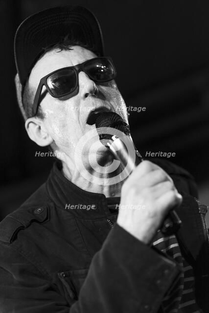 Andy Blade, Eater live at 100 Club, London, Mar 2023. Creator: Annapaola Marchesani.