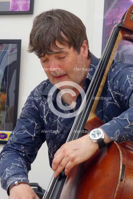 Andy Cleyndert, Jo Harrop and Friends, Clocktower Cafe Jazz Club, Croydon, London, 29 May 2025. Creator: Brian O'Connor.