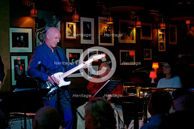 Andy Drudy, Ronnie Scott's, Soho, London, 5th July 2016. Artist: Brian O'Connor.