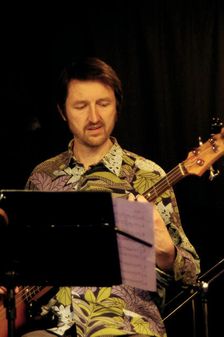Andy Hamill, Oxley-Meier Guitar Project, Verdict Jazz Club, Brighton, East Sussex, May 2023. Creator: Brian O'Connor