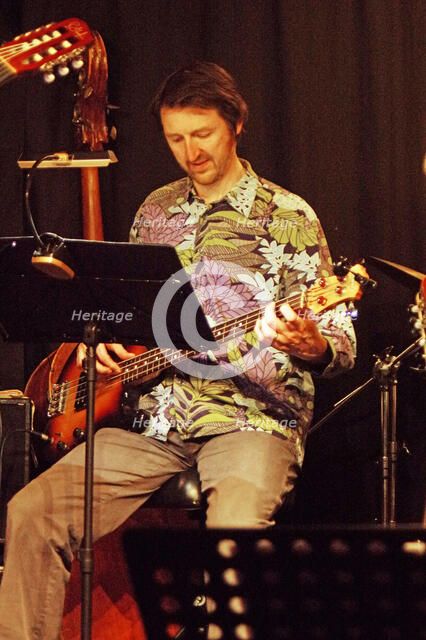 Andy Hamill, Oxley-Meier Guitar Project, Verdict Jazz Club, Brighton, East Sussex, May 2023. Creator: Brian O'Connor.