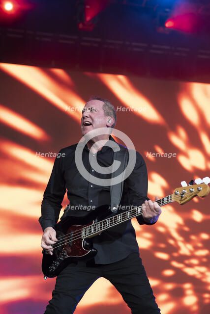 Andy McCluskey, OMD, live at Heritage Live, Audley End House, Essex, Aug 2023. Creator: Annapaola Marchesani.